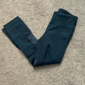 Lululemon Cropped 23” Leggings, Color: Navy/True Navy